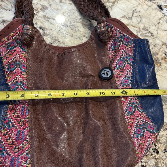 The Sak leather and tapestry Stylish Women's Bag - Picture 6 of 11